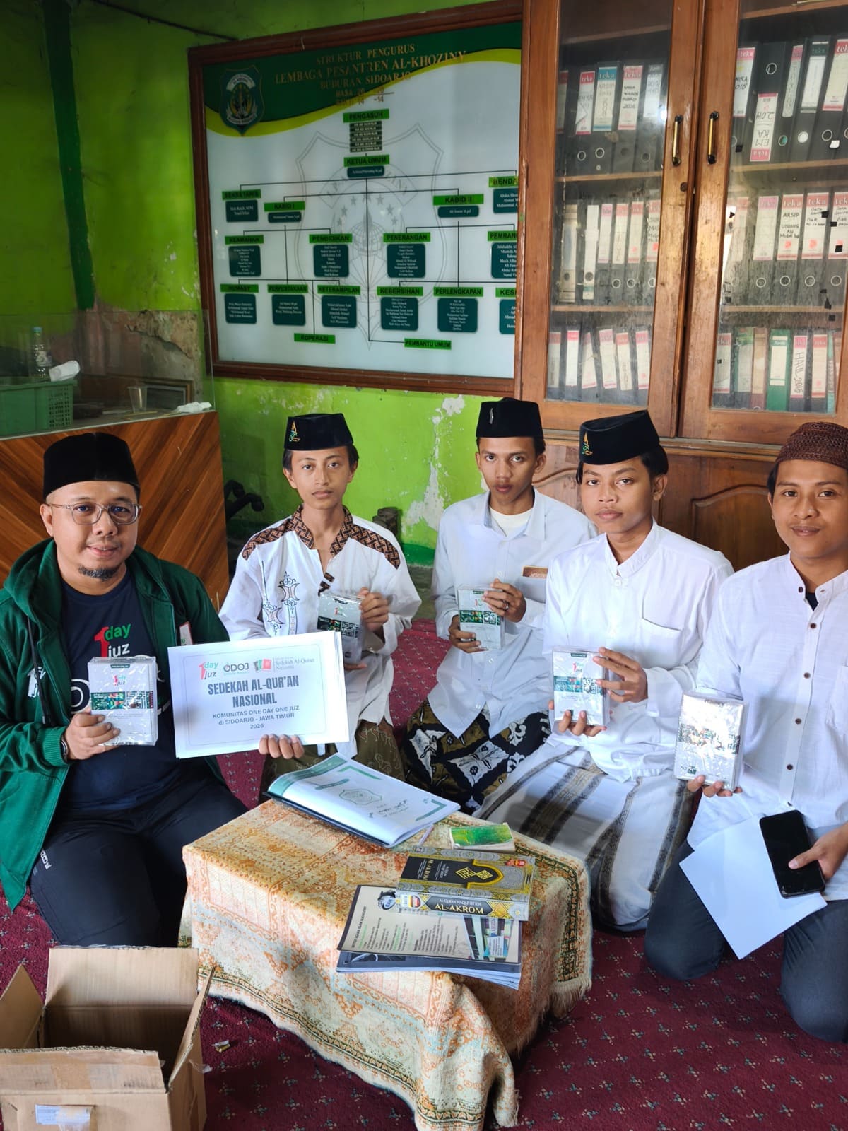 Sedekah Al Quran Sidoarjo: ODOJ Jatim Salurkan Mushaf ke Pesantren Al Khoziny
