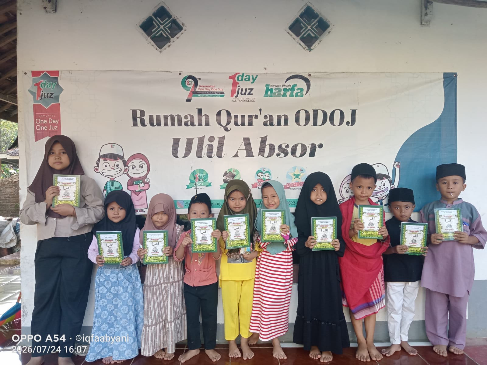 Penyaluran Sedekah Quran Nasional di Pandeglang